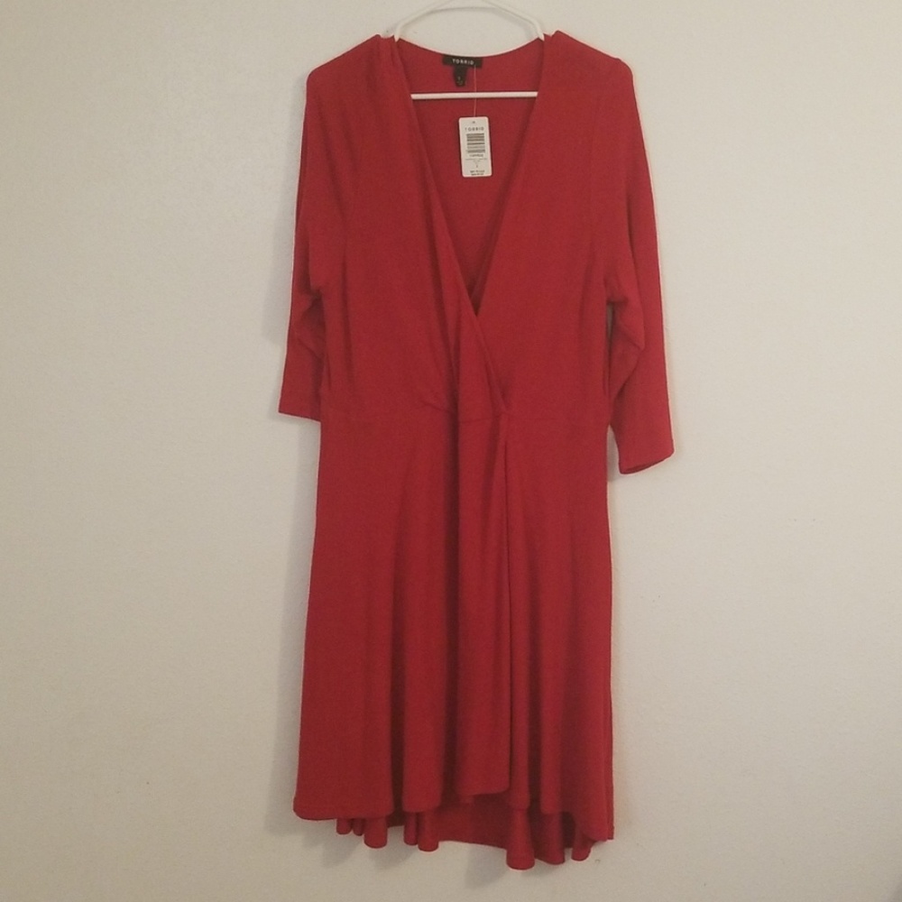 NWT Torrid Red Sweater Dress Size 2
